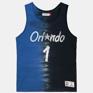 NWT - Mitchell & Ness Orlando Magic Penny Hardaway Tie-Dye Tank Top, Size - L
